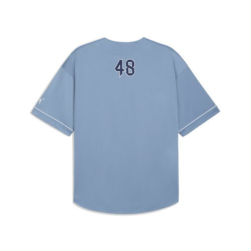 Puma Maillot De Baseball Oversize Homme, Vêtements, Cool Bleu, S