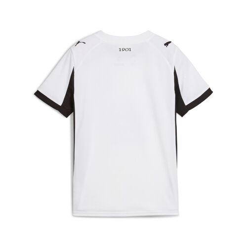 Puma Maillot Away 25/26 Stade Rennais Fc Enfant Et Adolescent, Vêtements, Blanc/Noir, 9-10y
