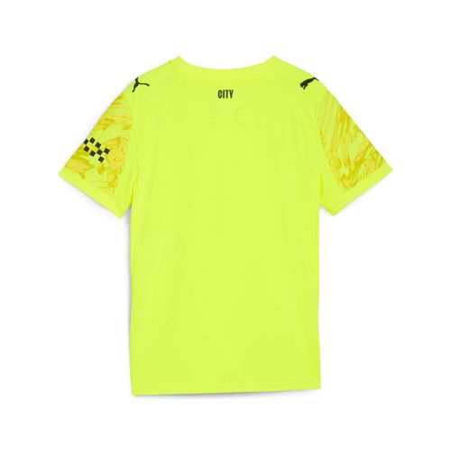 Puma Maillot De Gardien De But 25/26 Manchester City Enfant Et Adolescent, Vêtements, Jaune Alert, 7-8y