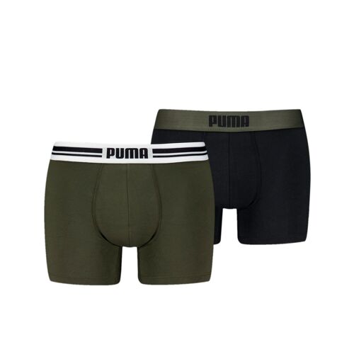 Lot De 2 Caleçons Puma Everyday Homme, Vêtements, Forest, 4