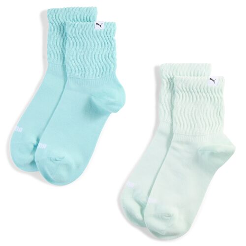 Puma Chaussettes Courtes Zigzag Femme (Lot De 2), Vêtements, Mint Combo, 35-38