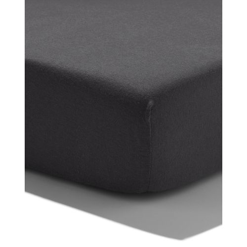 HEMA Drap-housse Surmatelas 160x200cm Jersey Gris Foncé (gris foncé)