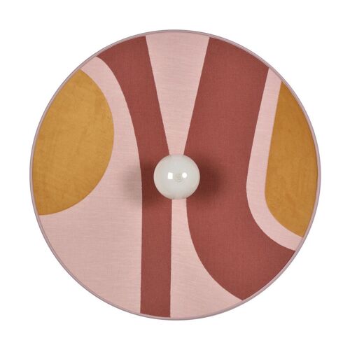 Applique En Tissu Seventies Rose 60 Cm Sonia Laudet - Market Set