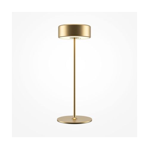 Lampe De Table Portable En Aluminium Doré 12x34,5cm Ai Collaboration - Maytoni