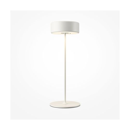 Lampe De Table Portable En Aluminium Blanc 12x34,5cm Ai Collaboration - Maytoni