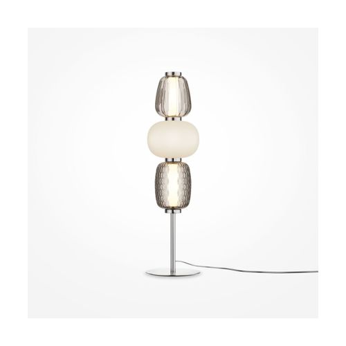 Lampe De Table En Verre Et Métal Chromé 67,5x18cm Pattern - Maytoni