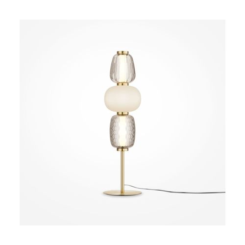 Lampe De Table En Verre Et Métal Doré 67,5x18cm Pattern - Maytoni