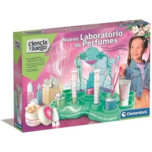 Clementoni - Nouveau Laboratoire De Parfums - Jeu D'expériences Éducatives Pour Enfants - Fabriquez Vos Propres Parfums Et