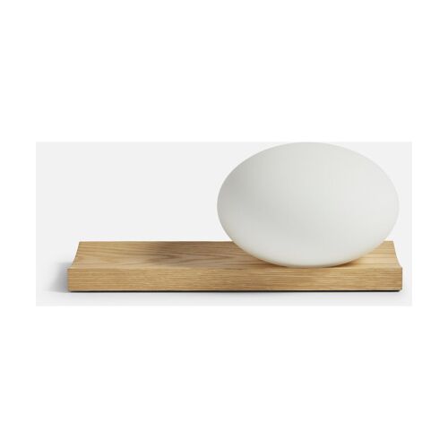 Lampe De Table Ou Applique Murale Naturel En Frêne Et Verre 34x19x15cm Dew - Woud