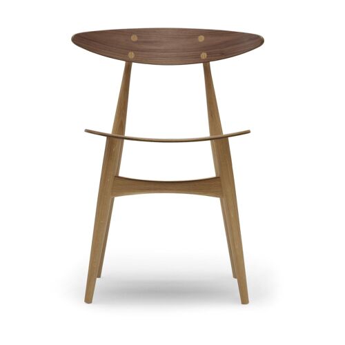 Chaise En Chêne Et Noyer Huilé 74cm Ch33t - Carl Hansen & Søn