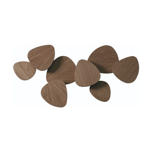 Applique Murale 8 Écrans Triac Dimmable En Chêne Naturel 115x60cm Tria - Bover