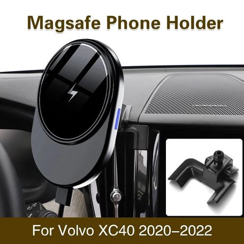 Xc40 20-22 - Magsafe-Support De Téléphone Portable De Charge Sans Fil Pour Voiture, Accessoires Automobiles Pour Volvo, Iphone 12, 13