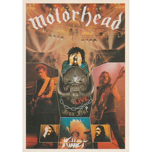 Motörhead: Live Iron Fist Carte Postale France- Ebullition 525 1982