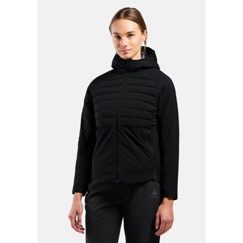 Odlo Veste À Capuche D'isolation Intermédiaire Ascent S-Thermic Pour Femme, L, Black
