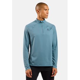Odlo Pull ¿ Zip Essentials Ceramiwarm Pour Homme, M, Blau
