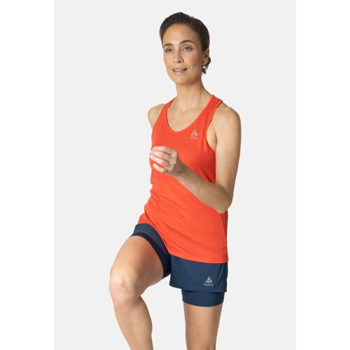 Odlo Débardeur De Running Essentials Pour Femme, Xs, Rouge