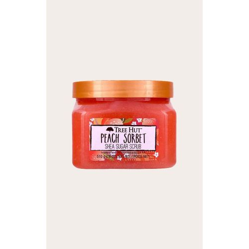 Tree Hut Gommage Pour Le Corps Au Sucre Et Beurre De Karité Peach Sorbet 510g, Rouge 