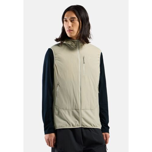 Odlo Gilet Hybride Avec Isolation En Laine Ascent Pour Homme, M, Beige