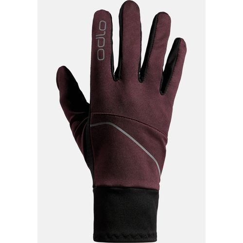 Odlo Gants Intensity Safety Light, M, Bordeaux