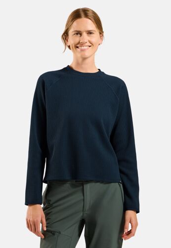 Odlo Pull Multisport À Col Rond Cubic Pour Femme, L, Navy