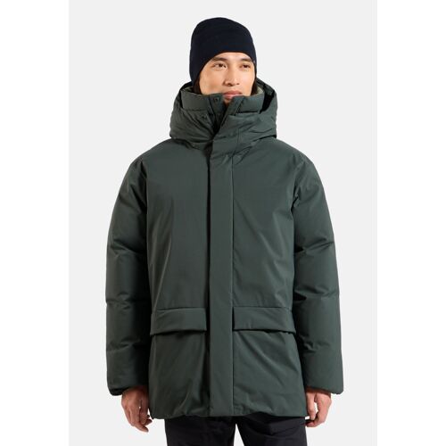 Odlo Parka À Capuche Réversible En Duvet Ascent Pour Homme, Xl, Gray