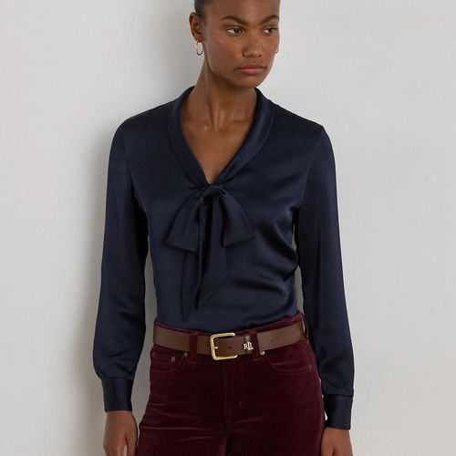 Chemisier Lavallière Charmeuse De Satin