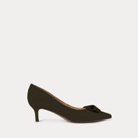 Escarpins Adrienne En Daim Avec N?ud