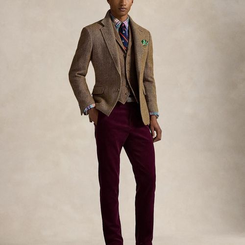 Pantalon Andover Slim En Velours Stretch