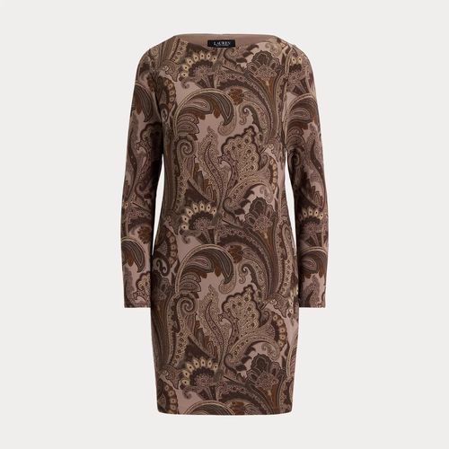 Robe À Motif Cachemire En Jersey Stretch