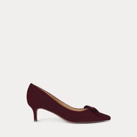 Escarpins Adrienne En Daim Avec N?Ud - 38 1/2