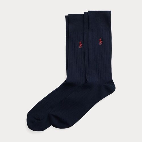 Chaussettes Hautes En Tricot Côtelé