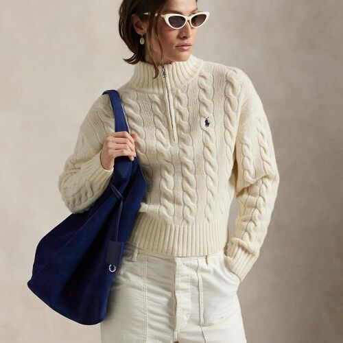 Pull Demi-Zippé En Laine Et Cachemire