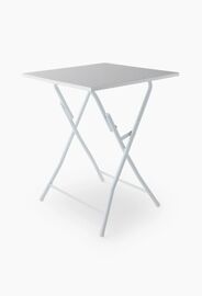 Table pliante imprimée, 60x75cm, en métal et MDF