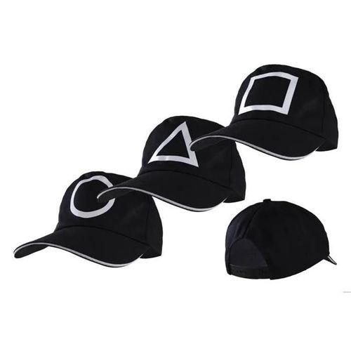 Casquette Forme Géometrique - Ptit Clown - 21213 - Accessoire Déguisement Carnaval, Halloween, Cosplay, Fête -Noir -Modèle Aléatoire