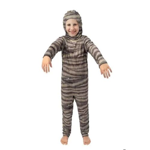 Déguisement Momie Garçon - Ptit Clown - Beige Et Noir - Léger Et Confortable - Pour Halloween Et Cosplay