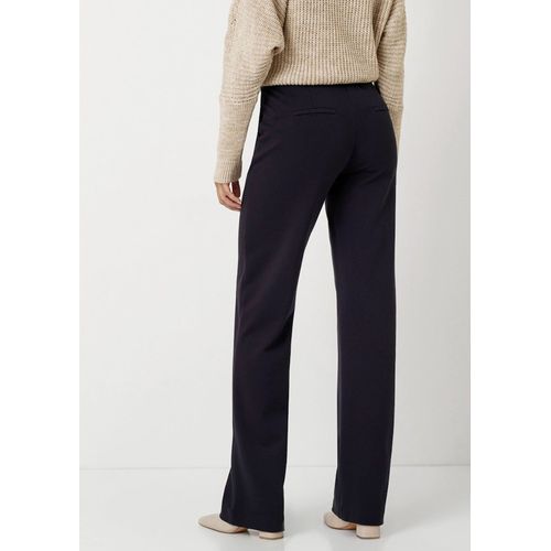 Pantalon Ample En Jersey « Jenny Wide Leg » - Bleu Foncé - Gr. 22 De Goldner Fashion