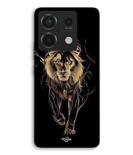 Coque Pour Xiaomi Redmi Note 13 Pro 5g Lion Marche De L'âme Avec Aura Maniacase
