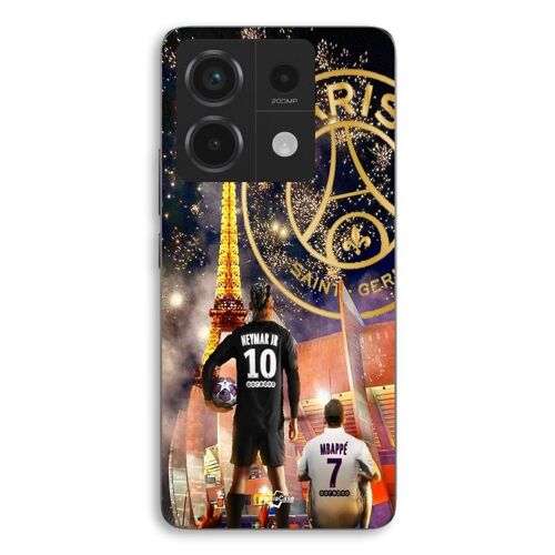 Coque Pour Xiaomi Redmi Note 13 Pro 5g Neymar Mbappe Noel Maniacase