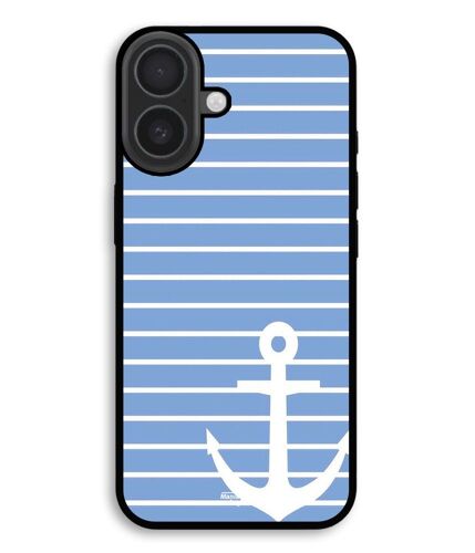 Coque Pour Iphone 17 Ancre Marine Bleue Maniacase