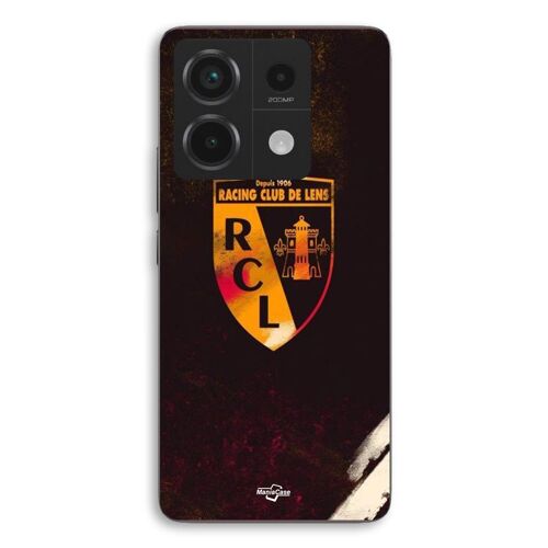 Coque Pour Xiaomi Redmi Note 13 Pro 5g Rcl Lens Orange Fond Noir Maniacase