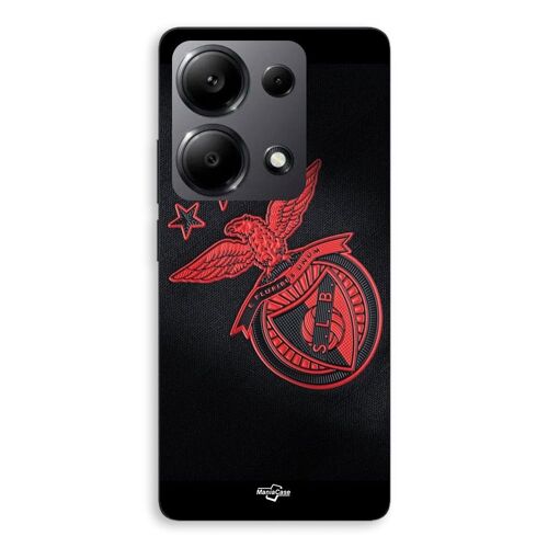 Coque Pour Xiaomi Redmi Note 13 Pro 4g Slb Benfica Fond Noir Maniacase