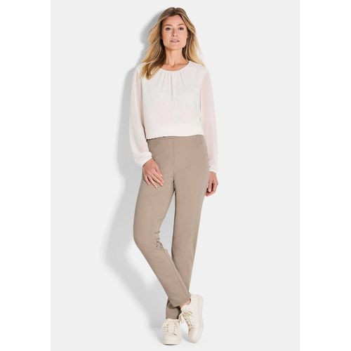 Pantalon Bella Ajusté En Jersey Confortable - Beige - Gr. 285 De Goldner Fashion