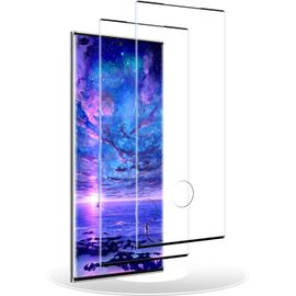 Lot De 2 Verres Trempés Pour Samsung Galaxy Note 20 Ultra ¿ 3d Couverture Intégrale 0,33 Mm, Dureté 9h, Anti-Rayures, Anti-Bulles, Revêtement Oléophobe, Haute Transparence