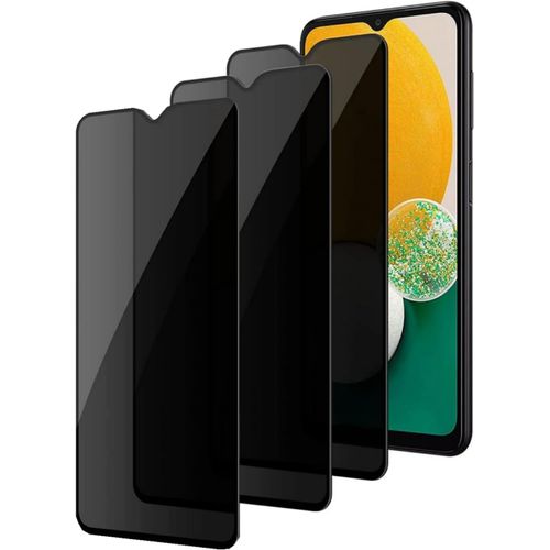 Lot De 3 Verres Trempés Confidentialité 9h Pour Samsung Galaxy A13 4g/5g & A04s - Anti¿Espion, Sans Bulles, Ultra Résistant, Anti¿Empreintes