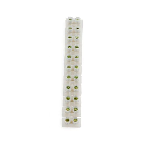 Barrette de 12 Dominos Électriques 6 mm – Raccordement Fils 380V 6A