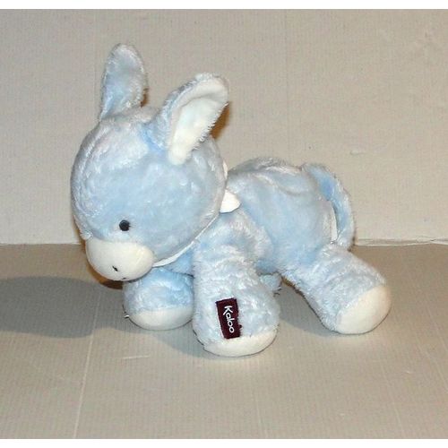 doudou ane bleu regliss kaloo peluche 18 cm