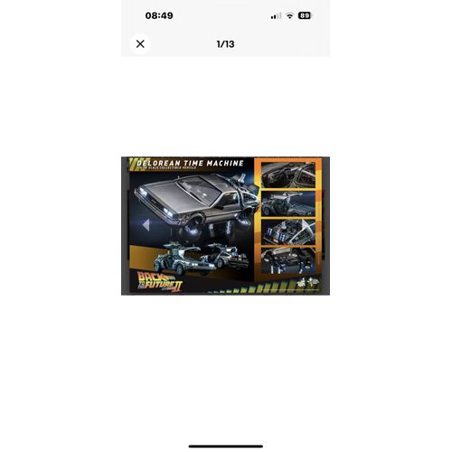 Delorean Retour Vers Le Futur 2 - 1/6 Hot Toys