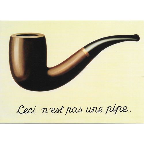 Belgique, Très Belle Carte Postale Neuve, Tableau De René Magritte, "La Trahison Des Images" - Ceci N'Est Pas Une Pipe.