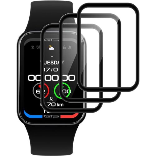 Vitre Protection Pour Xiaomi Band 9 Pro Verre Trempé, 3 Pièces Film Trempér [Dureté 9H][Hd Claire][Sans Bulless][Anti Rayures] Protege Ecran[LOT6196098]