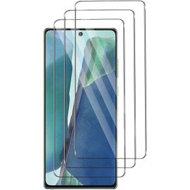 Lot De 3 Verres Trempés Pour Samsung Galaxy Note 20 - Dureté 9h, Anti-Rayures, Sans Bulles, Hd, Bords 3d, Oléophobe, Haute Sensibilité Tactile